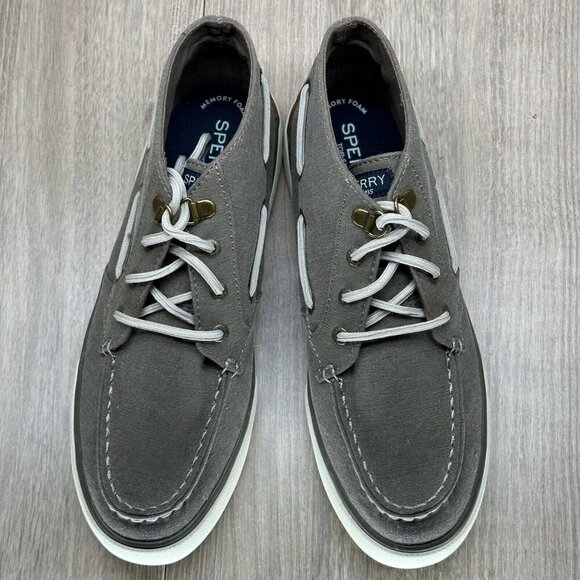 Sperry Chukka Boots Womens Sz 8.5M Top Sider Ankle Lace Up Flat Activewear Gray - Picture 7 of 12